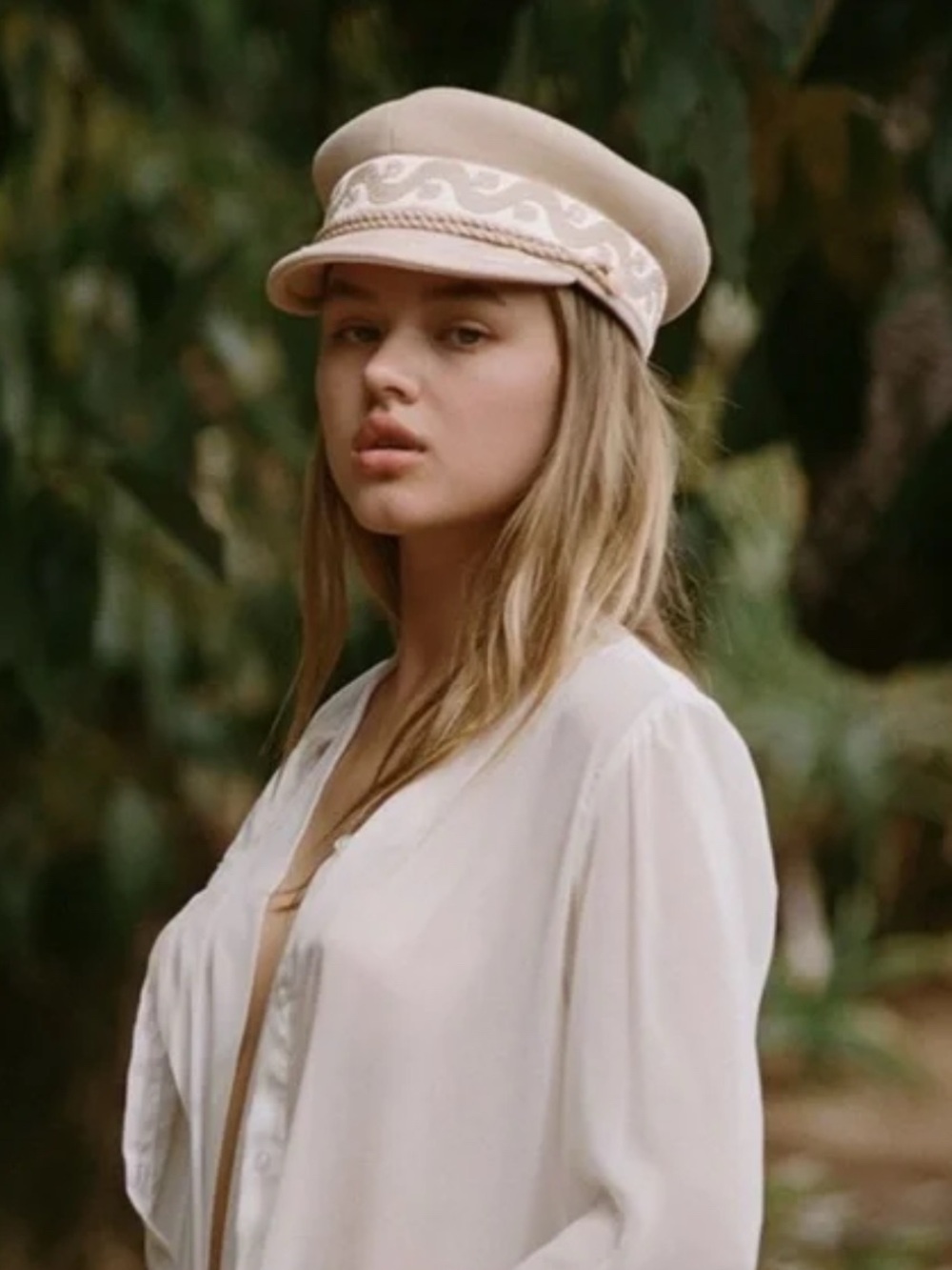NWT Lack of Color White Riviera Hat Sz M